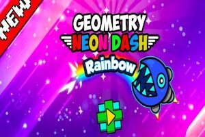 geometry neondash rainbow