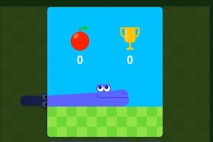 google s snake doodle Game